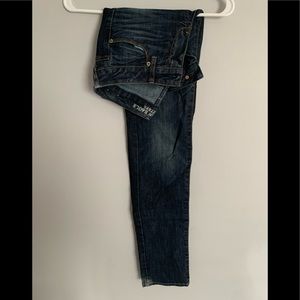 AE skinny blue jeans for women